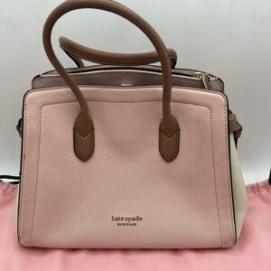 Kate Spade Knott Satchel Chalk Pink Multi Leather Crossbody
Handbag Purse